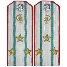 Медицинская служба ВМФ СССР. Старший офицерский состав (с военно-медицинским образованием), погоны обр. 1943 г.